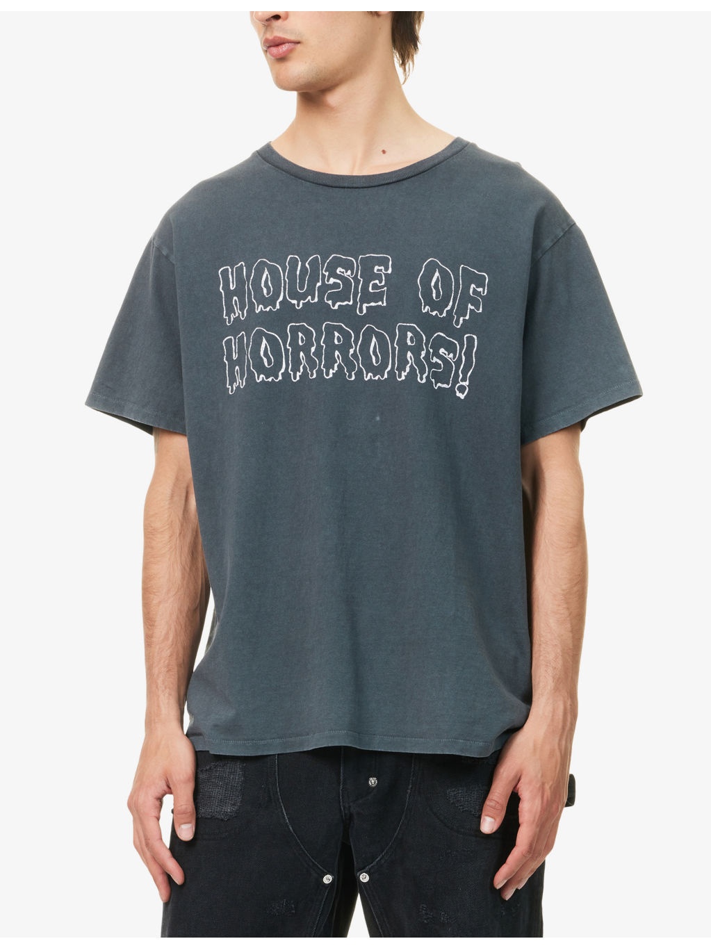 Horrors Graphic-Print Cotton T-Shirt - 3