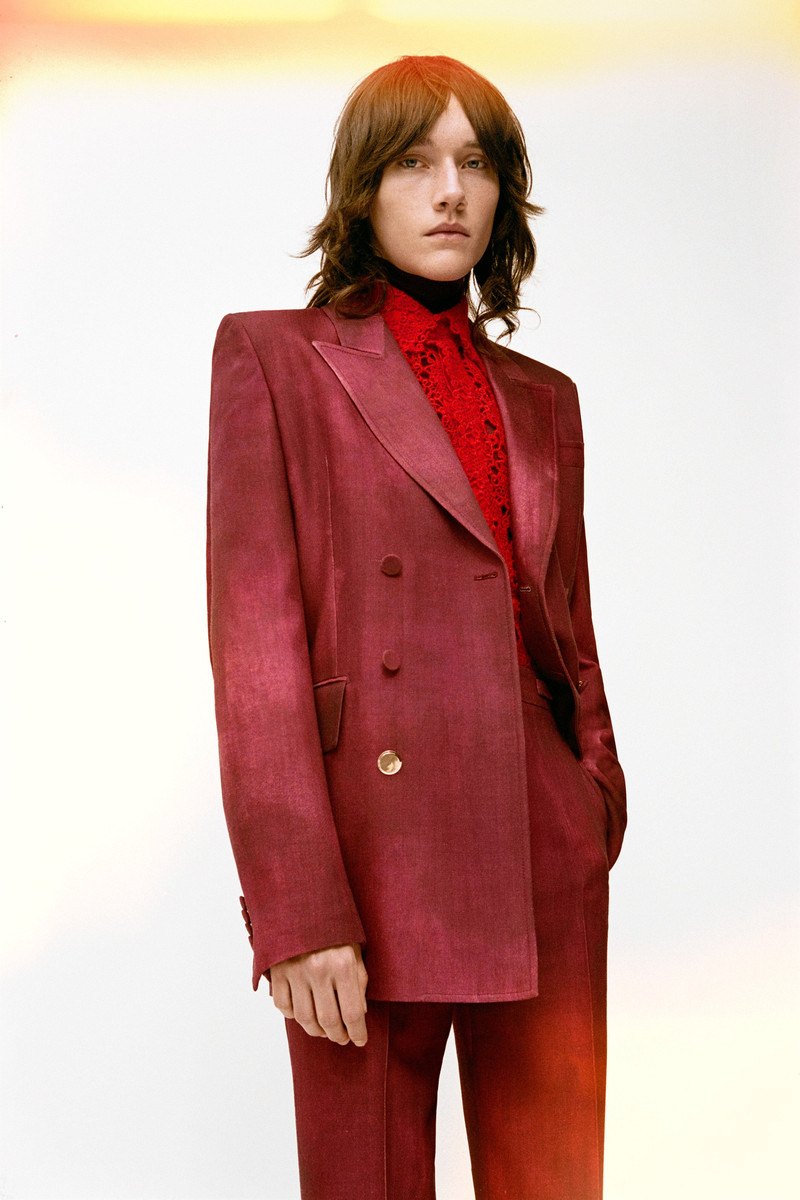 GABRIELA HEARST Stevie Pant in Bordeaux Virgin Wool outlook