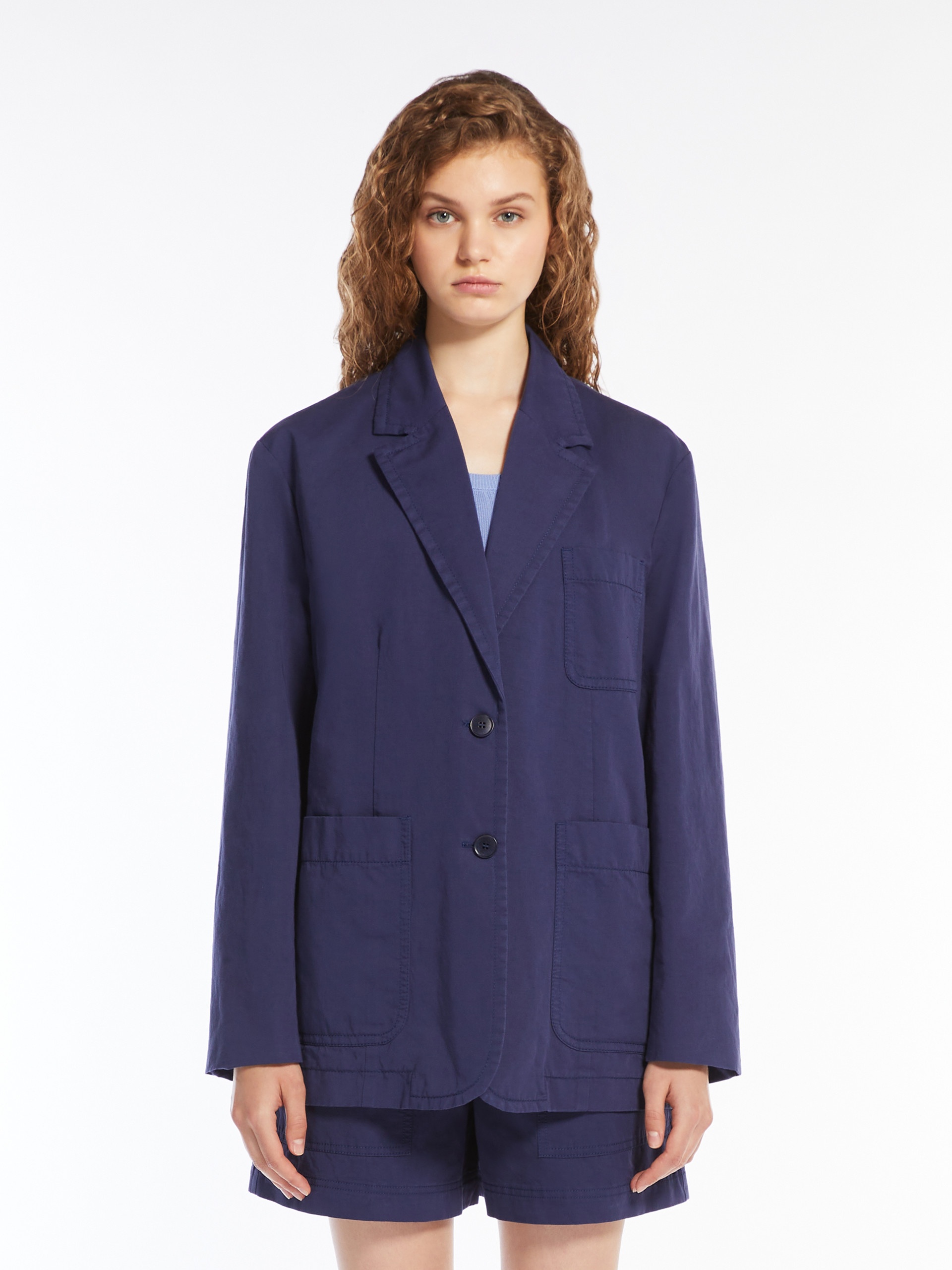 WELLS Cotton and linen jacket - 3