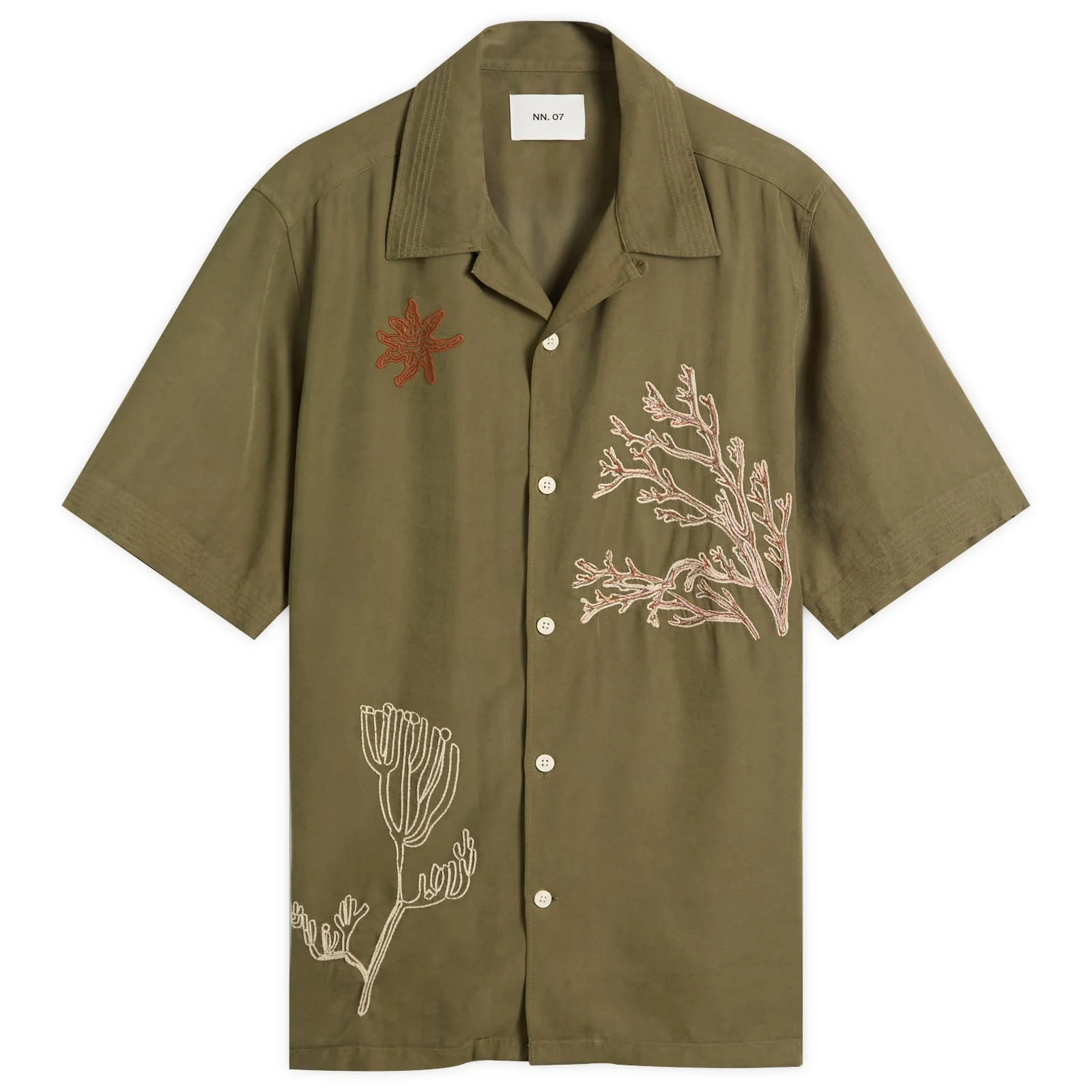 NN07 Julio Embroidered Short Sleeve Shirt - 1