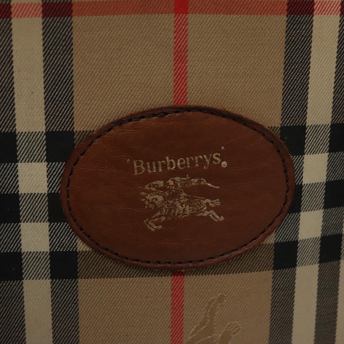 Burberry Nova Check Hand Bag Canvas Beige - 15