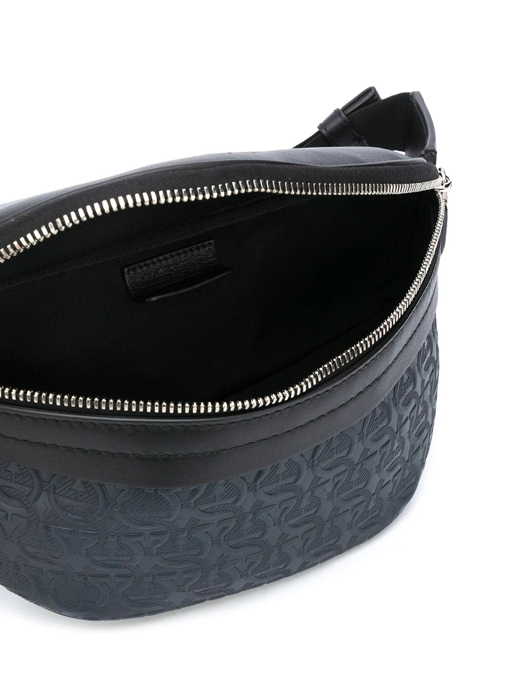 Gancini-embossed belt bag - 5