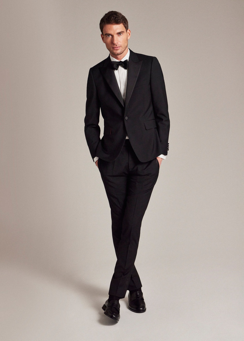 The Soho - Tailored-Fit 검정 Wool-Mohair 저녁 정장 5