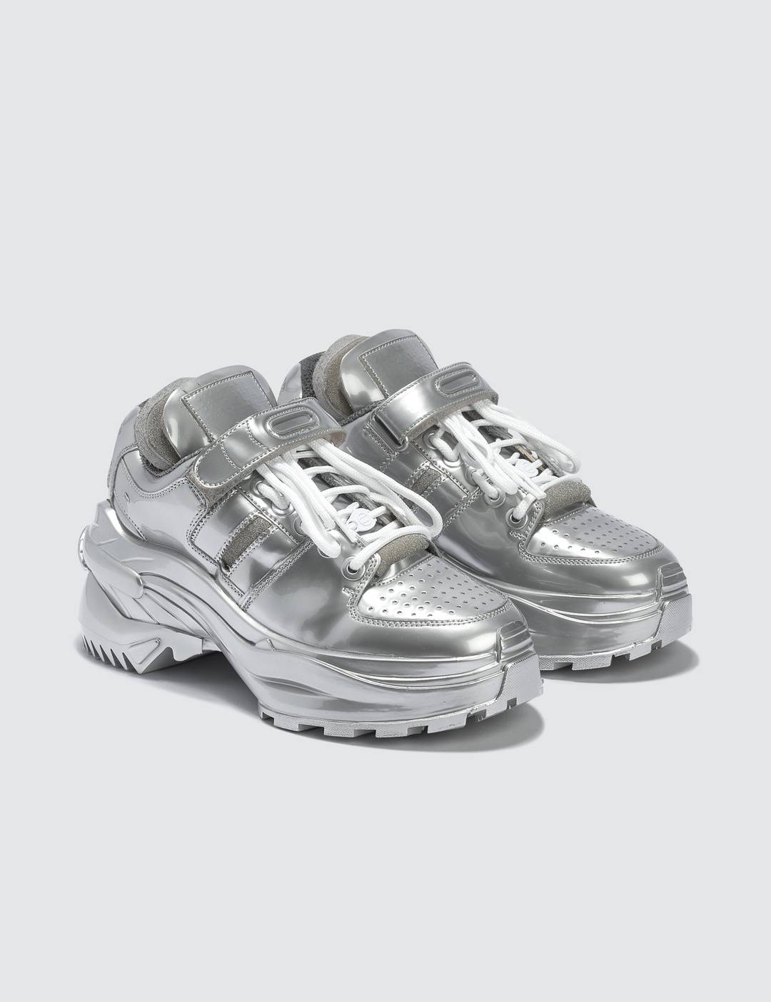 Retro Low Fit Metallic Sneakers - 4