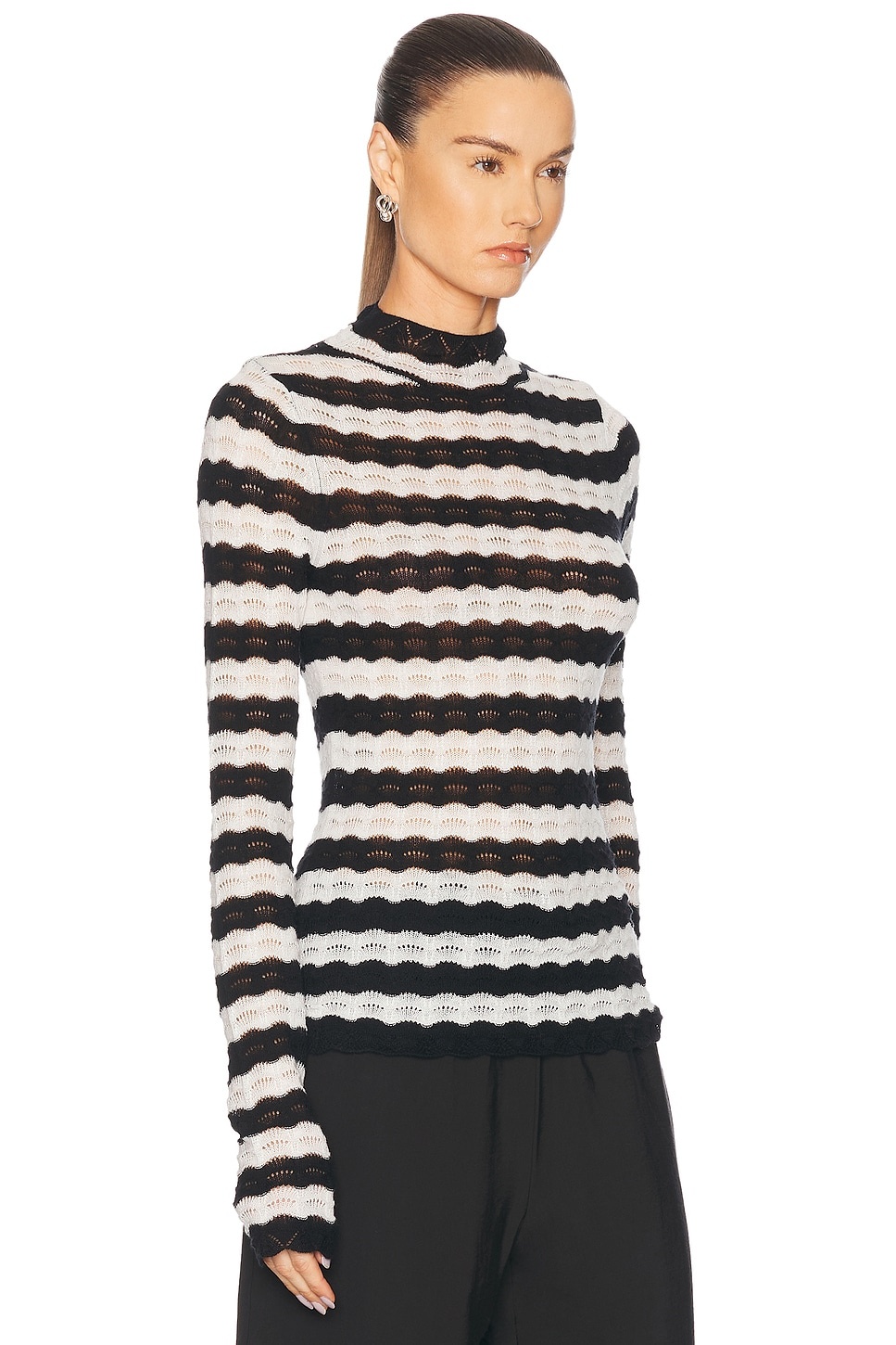Lace Knit Top - 2