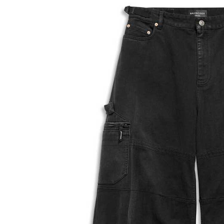 Balenciaga Cargo Pants 'Black' 767971TNW111672 - 7