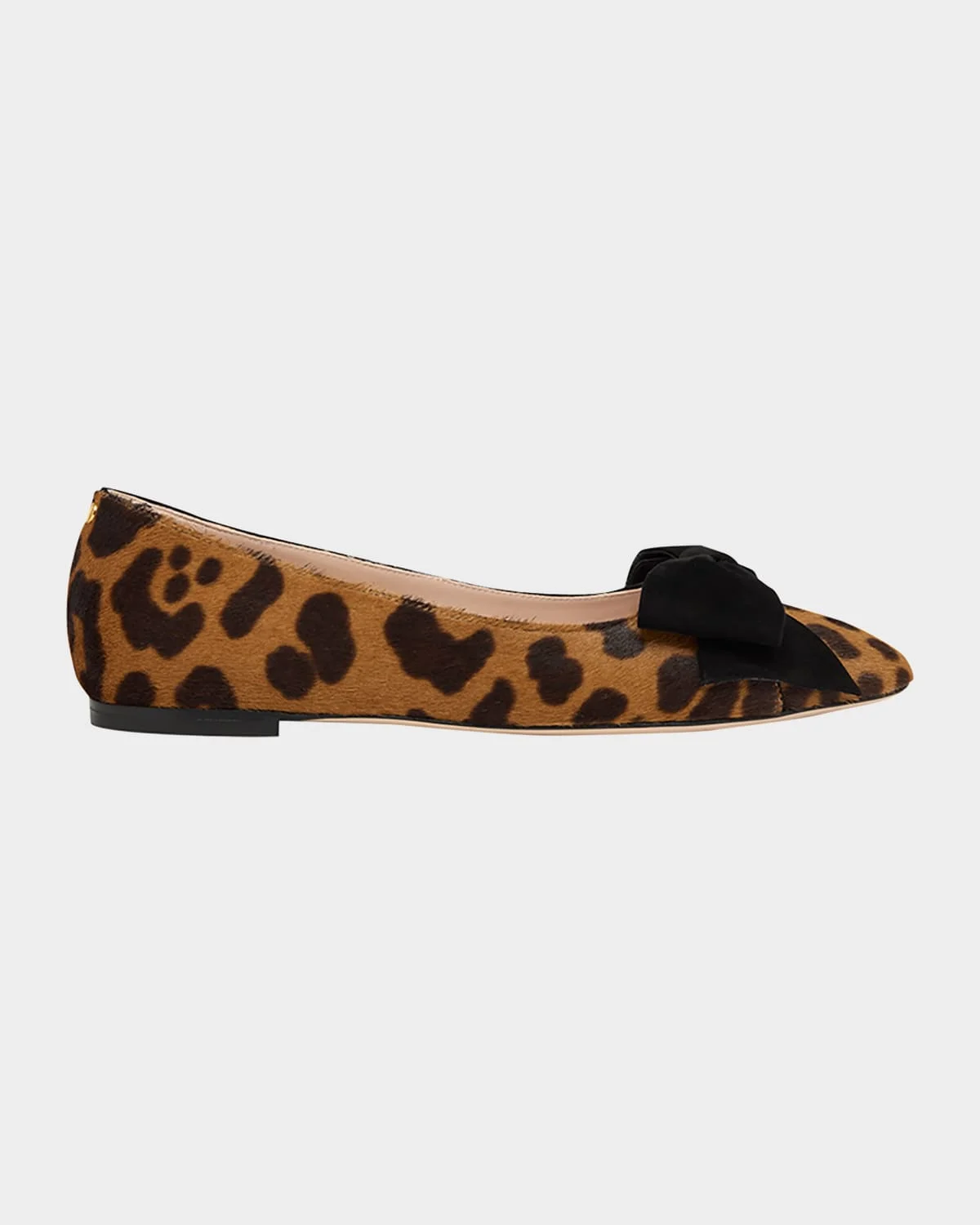 Bowow Leopard Calf Hair Ballerina Flats - 1