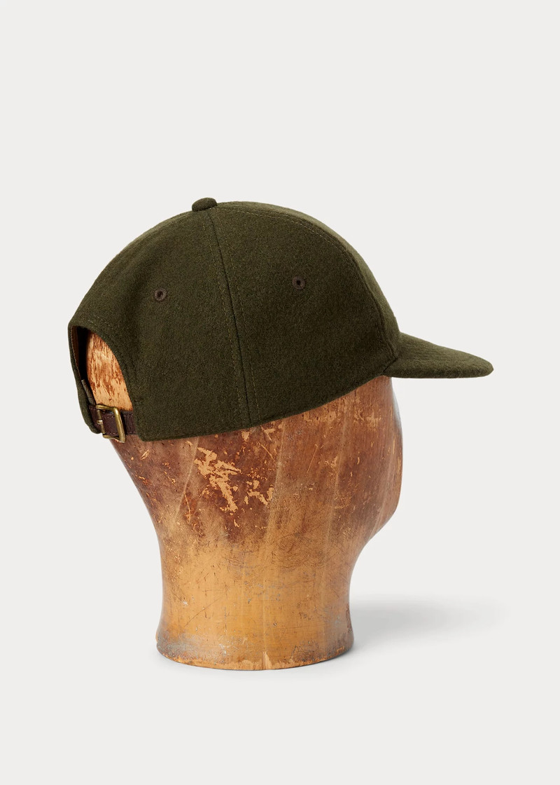 RRL by Ralph Lauren Logo Wool-Blend Felt Ball Cap outlook