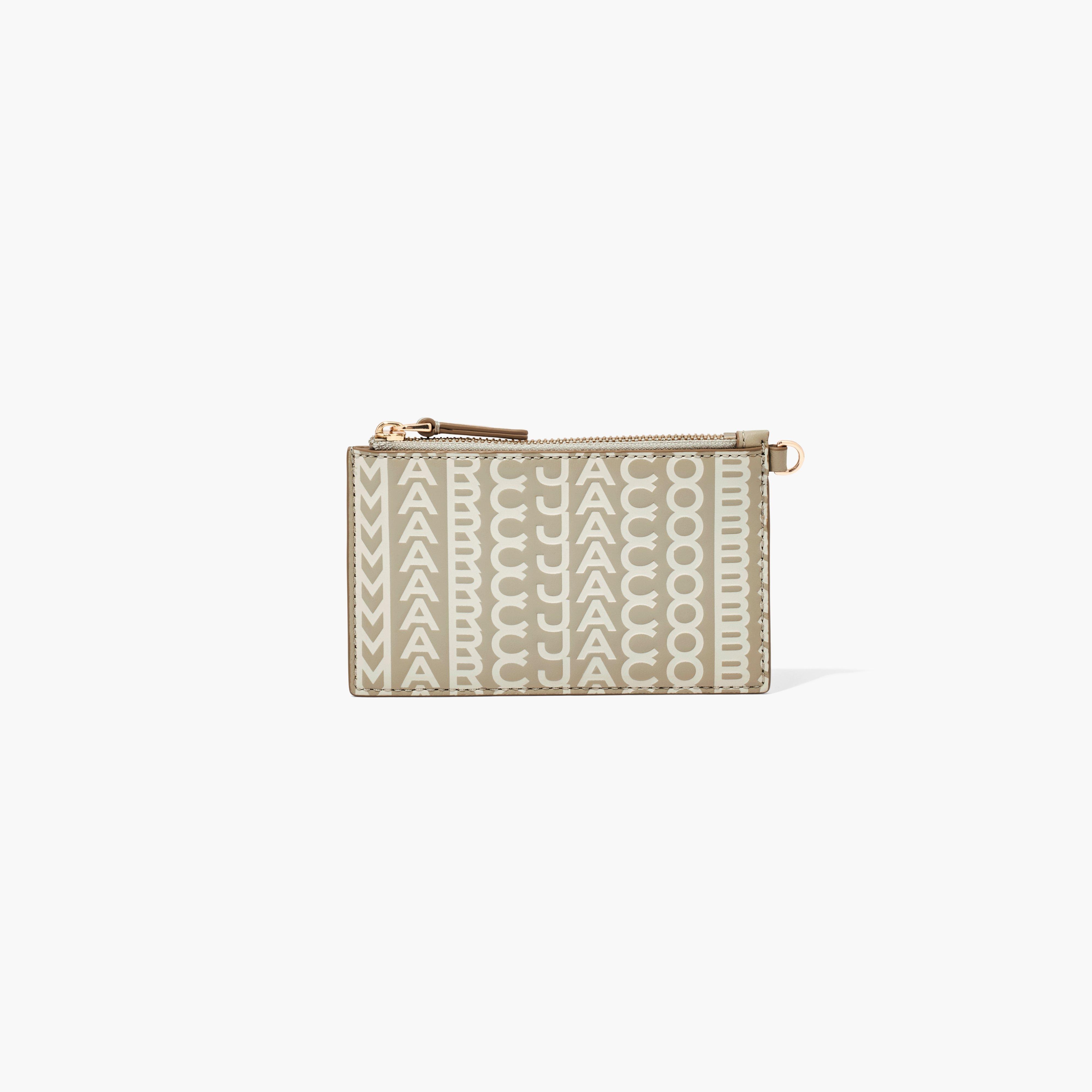 THE MONOGRAM LEATHER TOP ZIP WRISTLET - 3