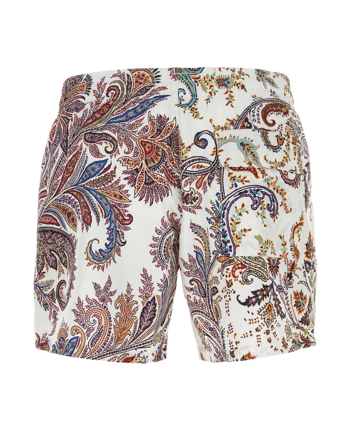 Printed Polyester Swimming Shorts - 2