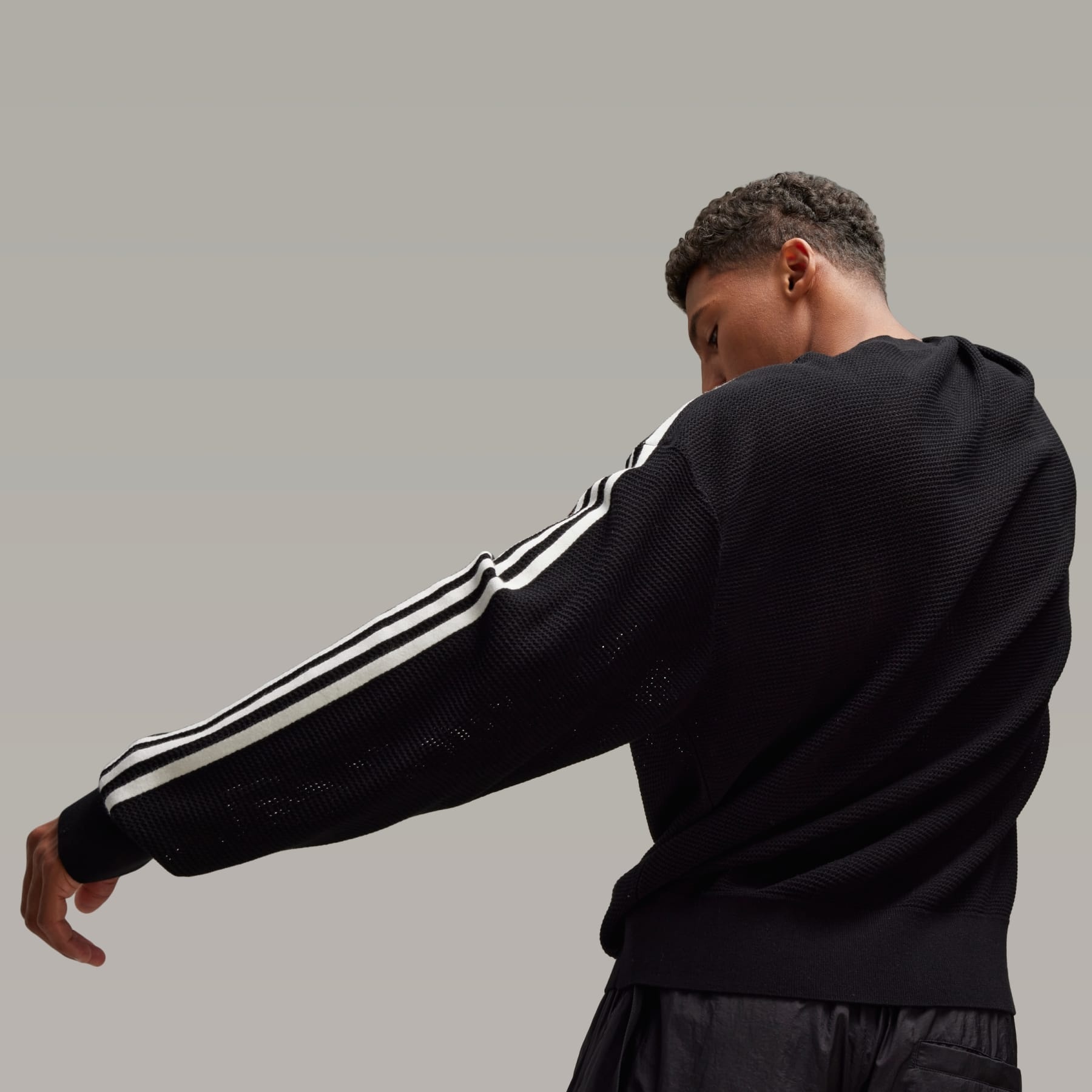Y-3 Graphic Knit Crew Sweater - 8