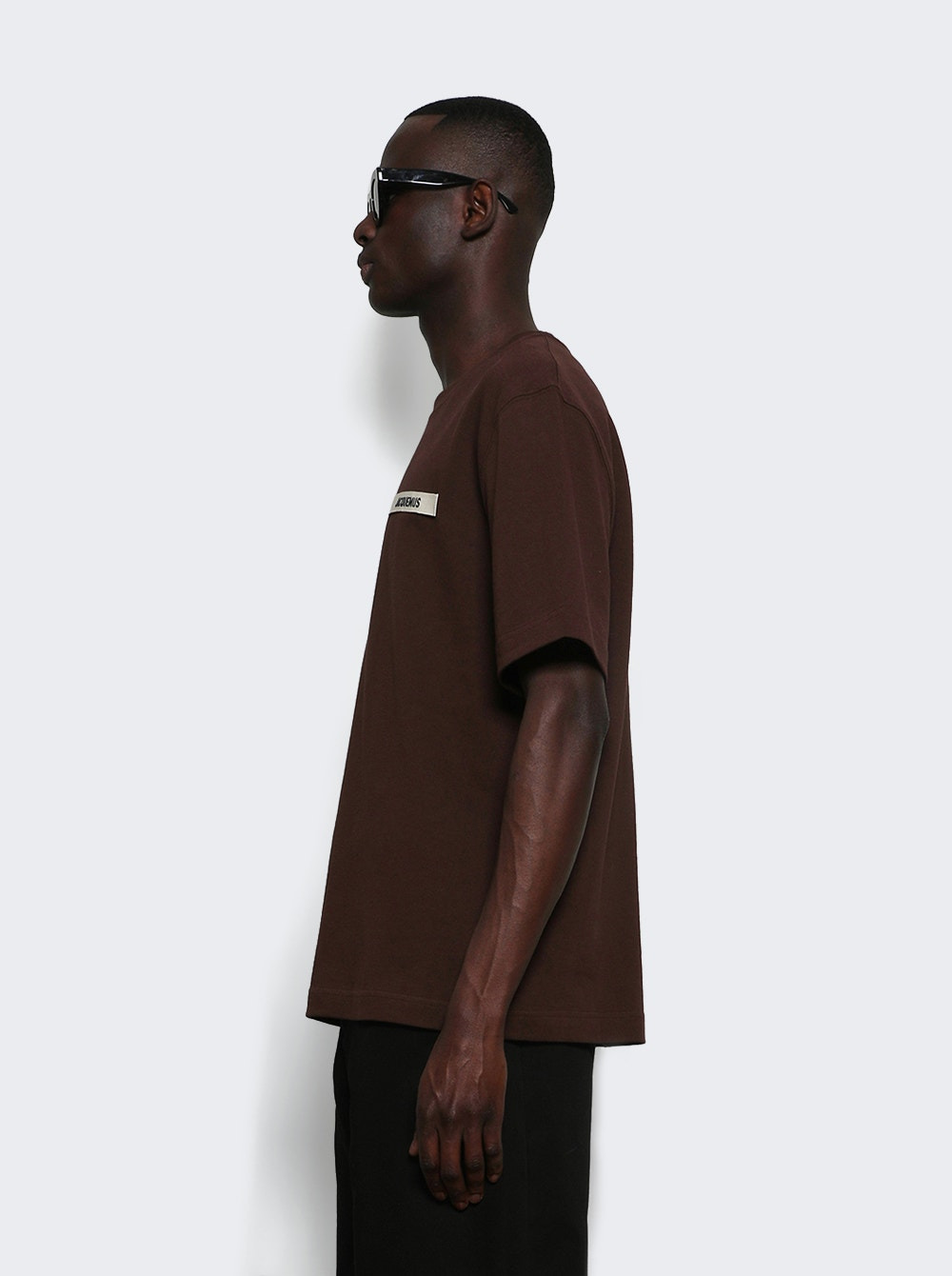 Le Tshirt Gros Grain Dark Brown - 3