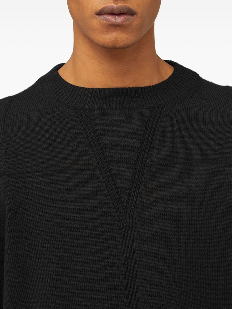 round-neck wool-blend jumper 5