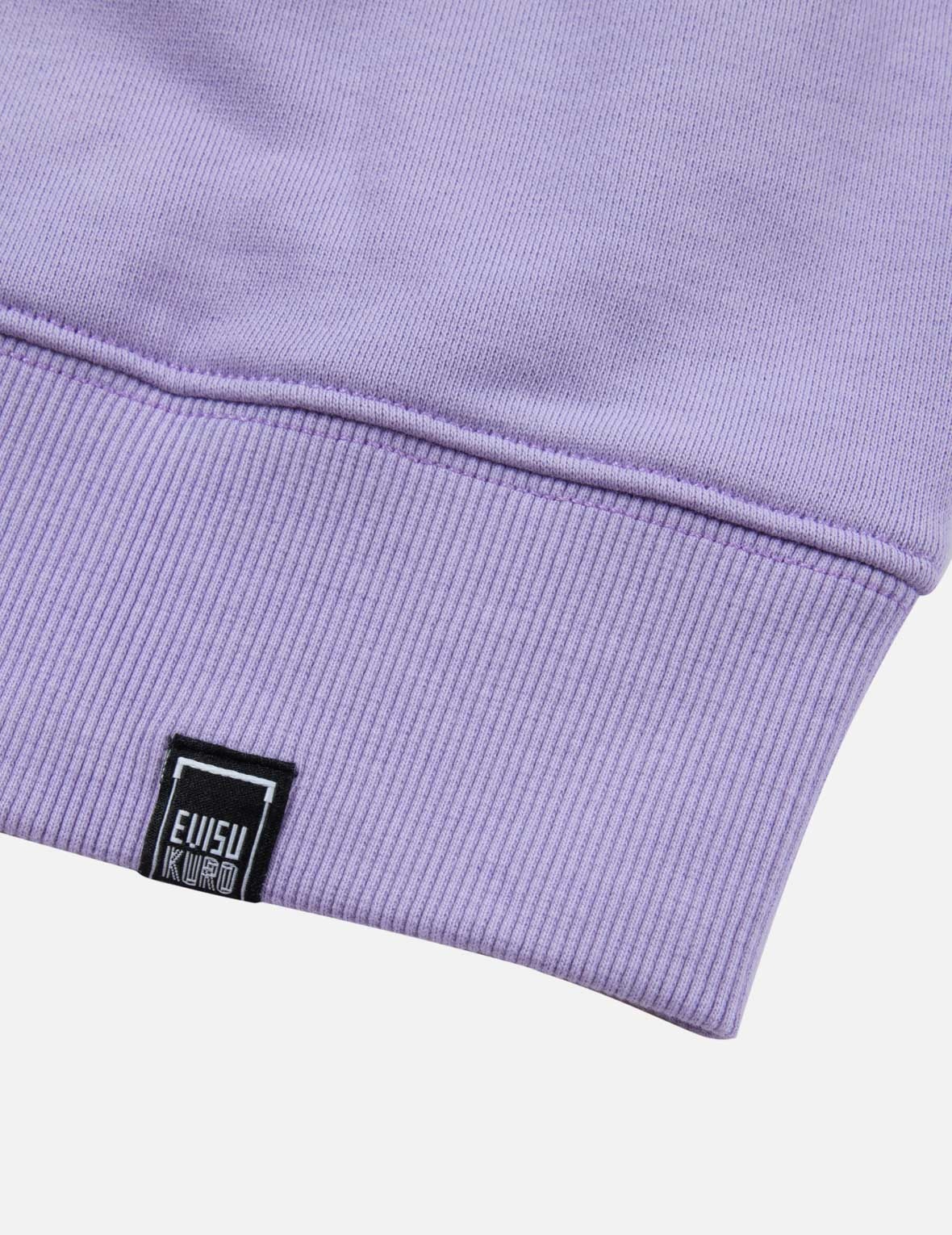 Seagull Print and Embroidery Loose Fit Hoodie - 14