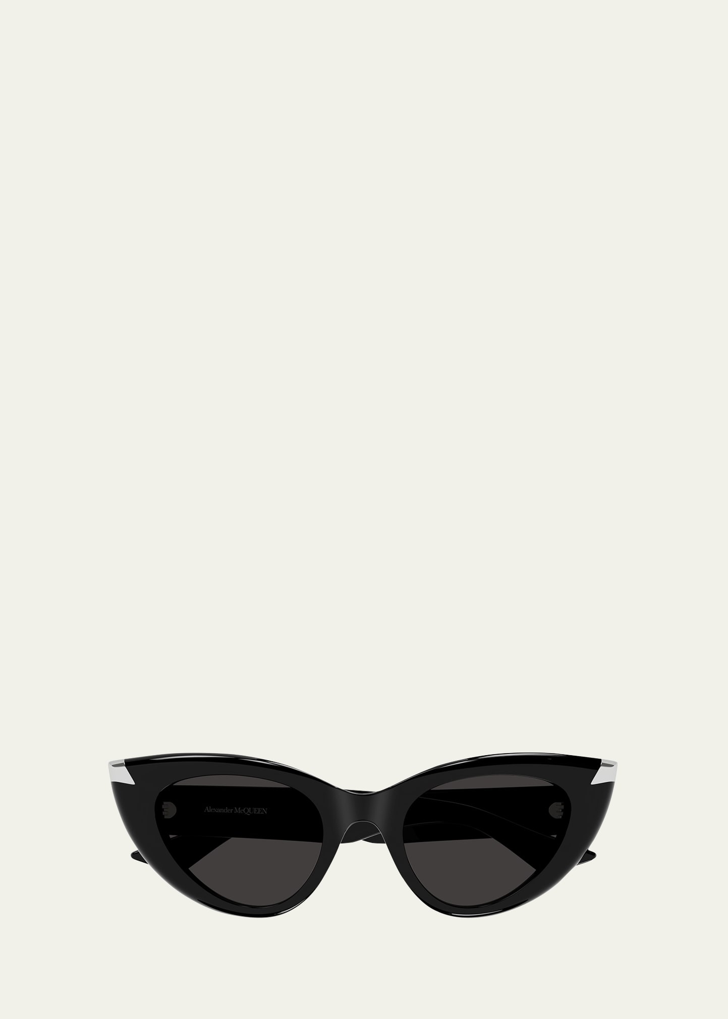 Sleek Acetate Cat-Eye Sunglasses - 1