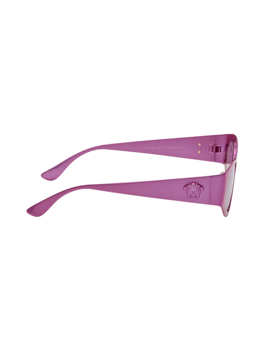 Pink 'La Medusa Oval' Sunglasses - 2