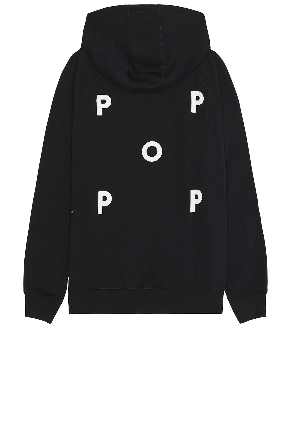 Logo Hooded Sweatshirt in Black/white - 2