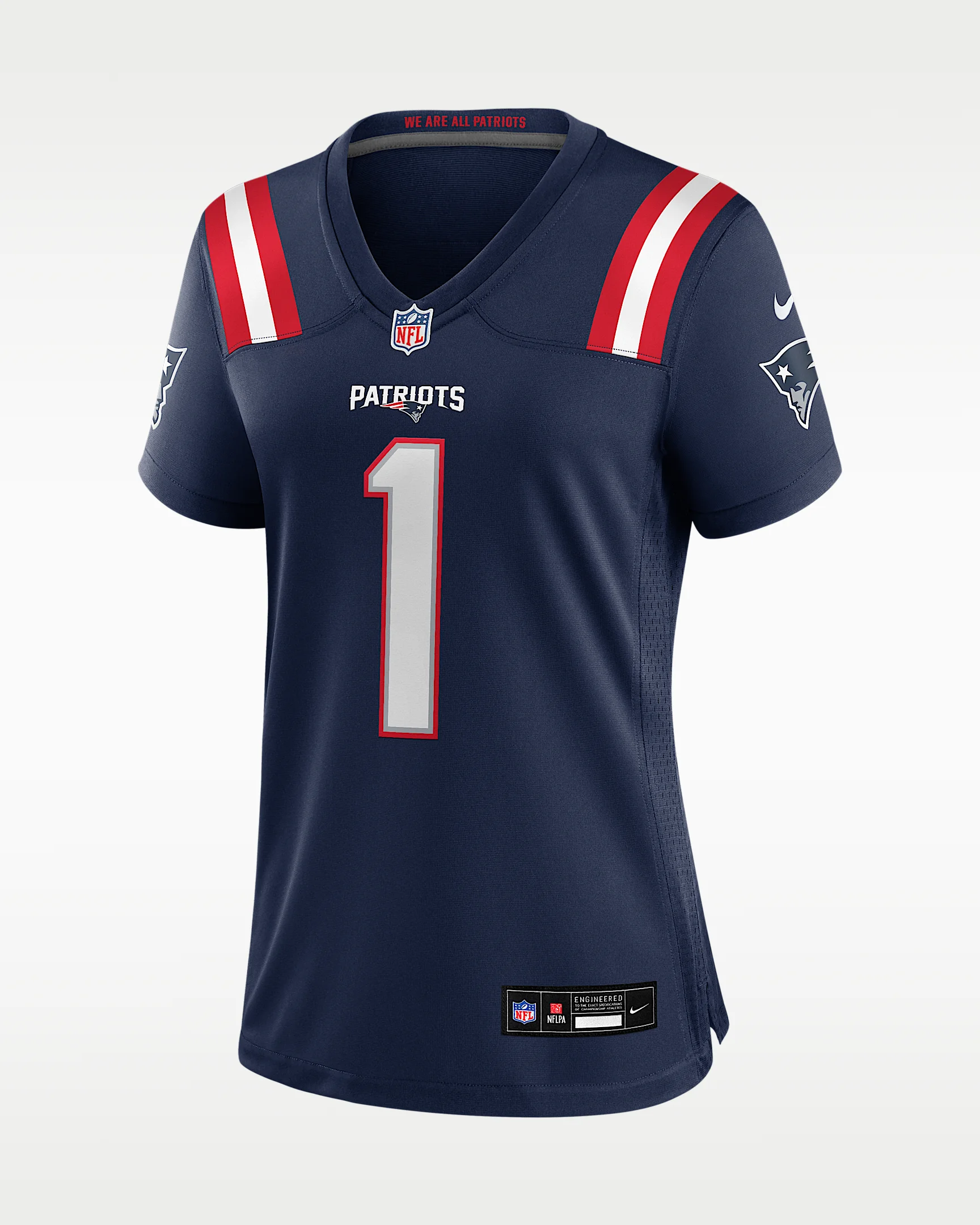 A.J. Brown New England Patriots Women's Nike NFL Game Jersey - 1