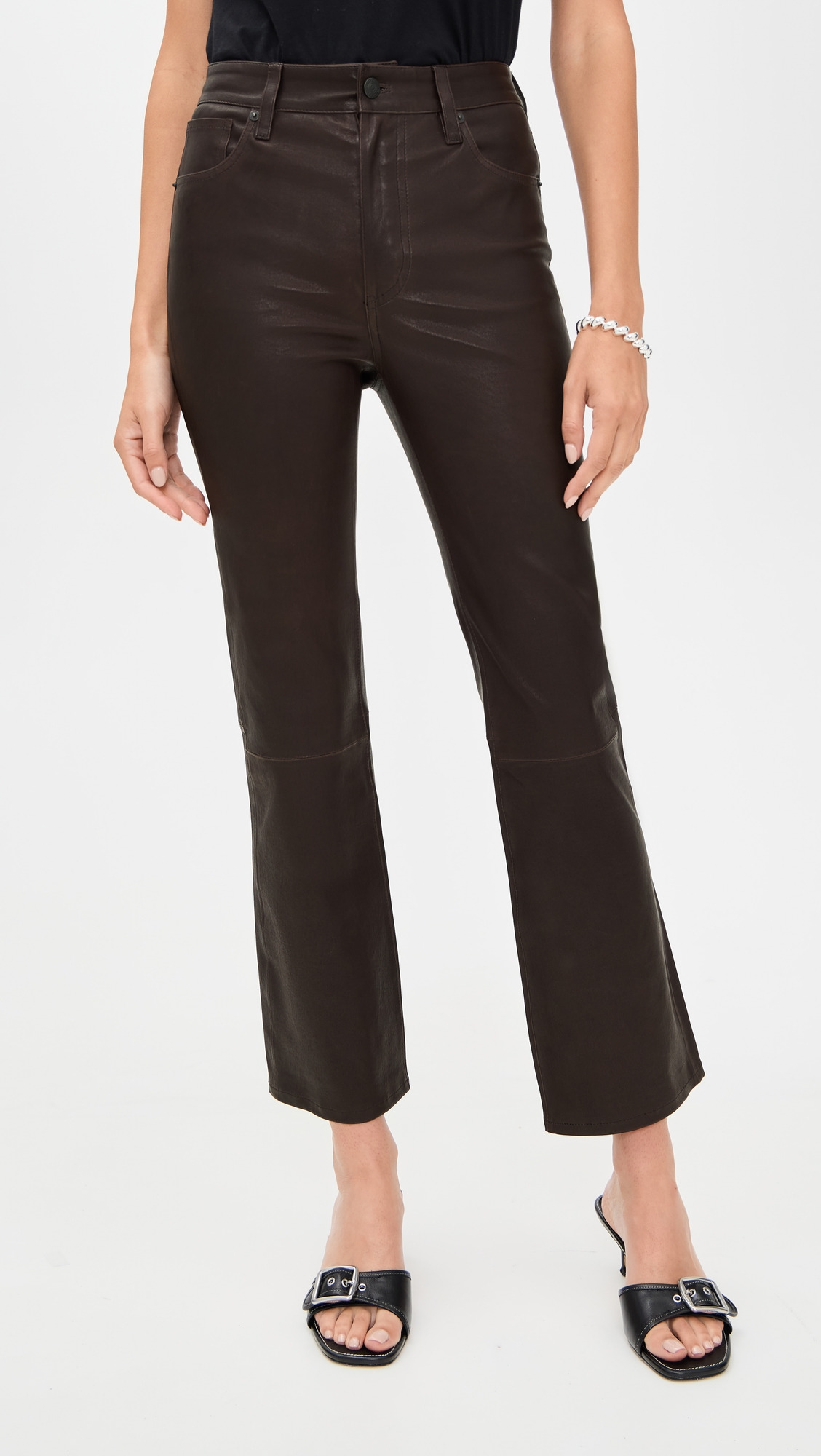 The Leather Reboot Crop Pants - 6