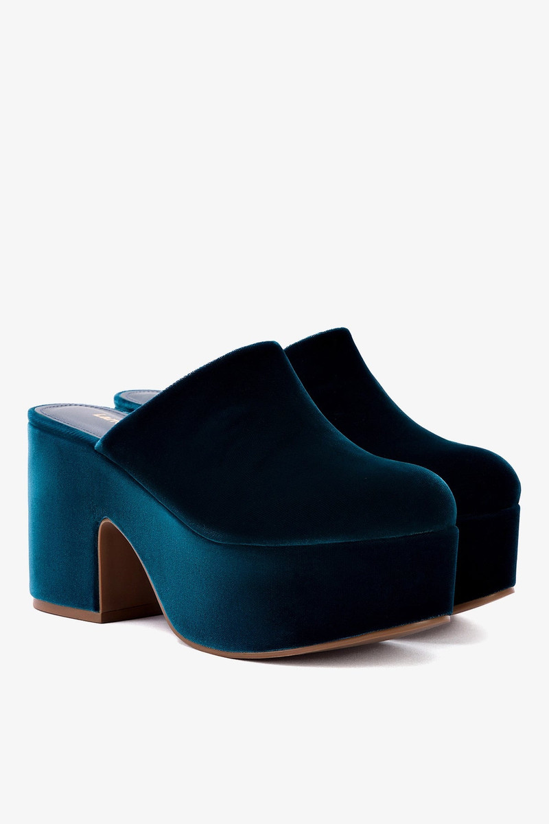 Miso Platform Clog In Deepsea Velvet 3