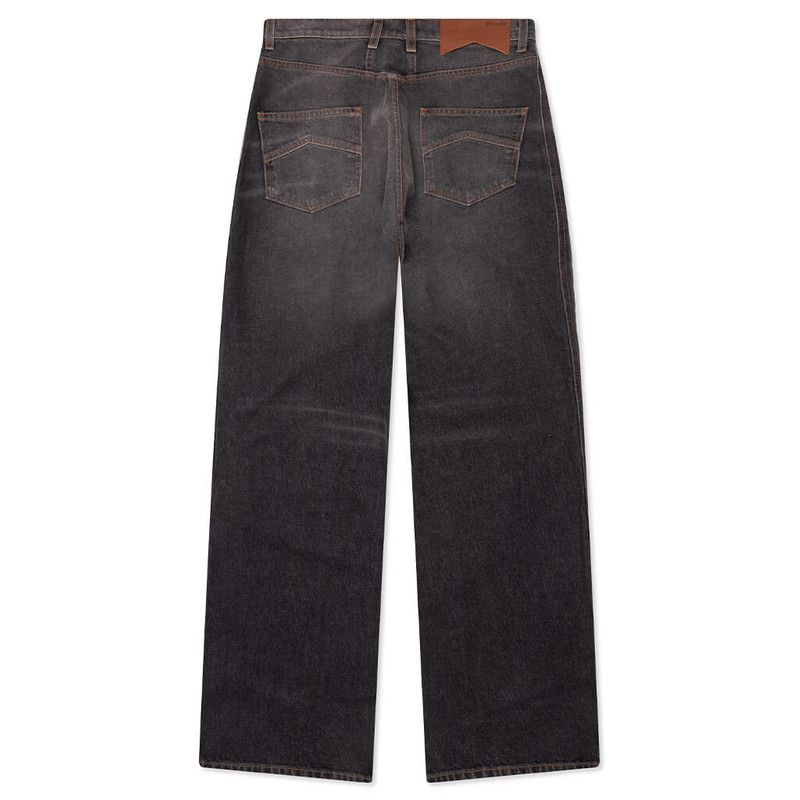 Rhude WIDE LEG TRAXEDO DENIM PANTS - AGOURA BLACK outlook
