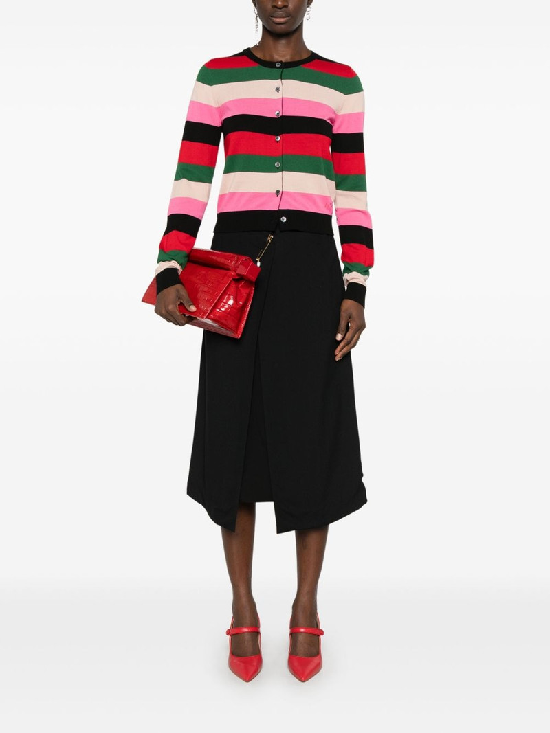 N°21 striped cardigan outlook
