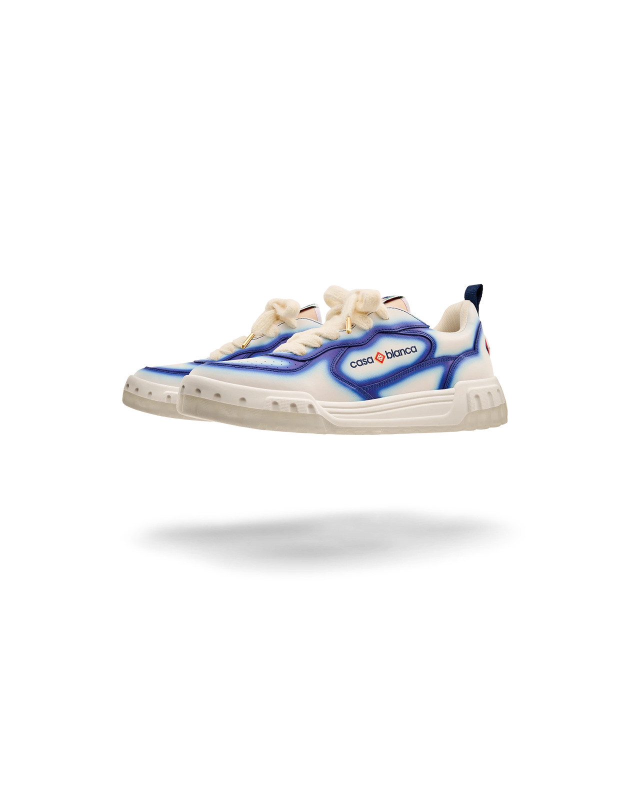 Women's Court Blue Fade Sneaker | Casablanca Paris - 4
