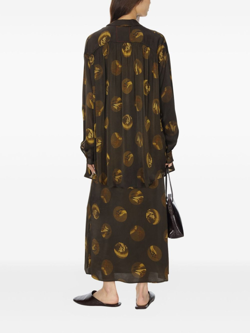 circular-print silk-blend shirt 4
