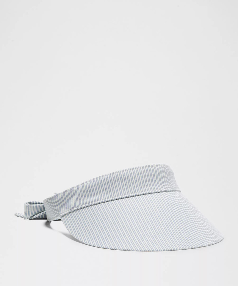 Striped Wide Brim Visor 1