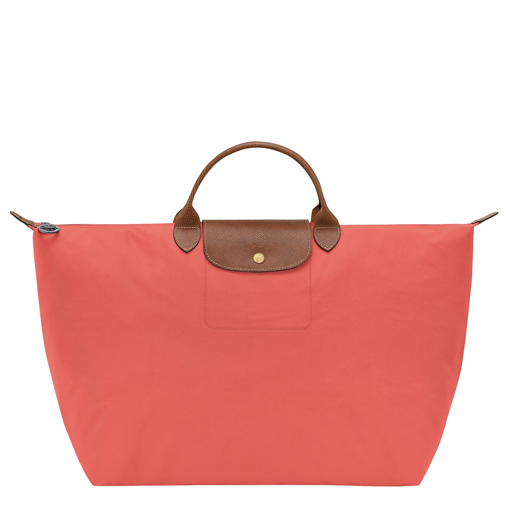 Le Pliage Original L Travel bag Strawberry - Recycled canvas - 1