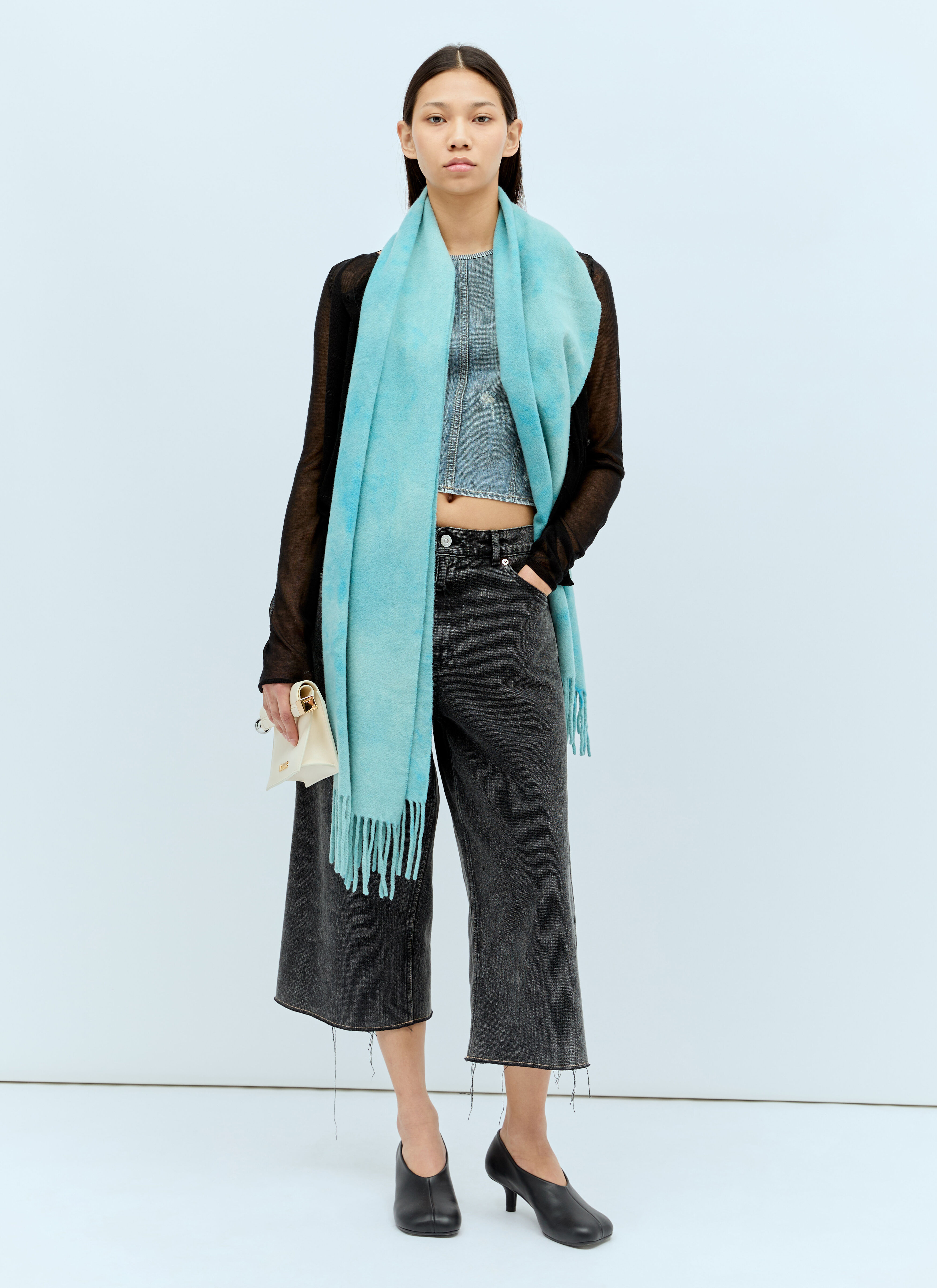 Tie-Dye Wool Scarf - 3