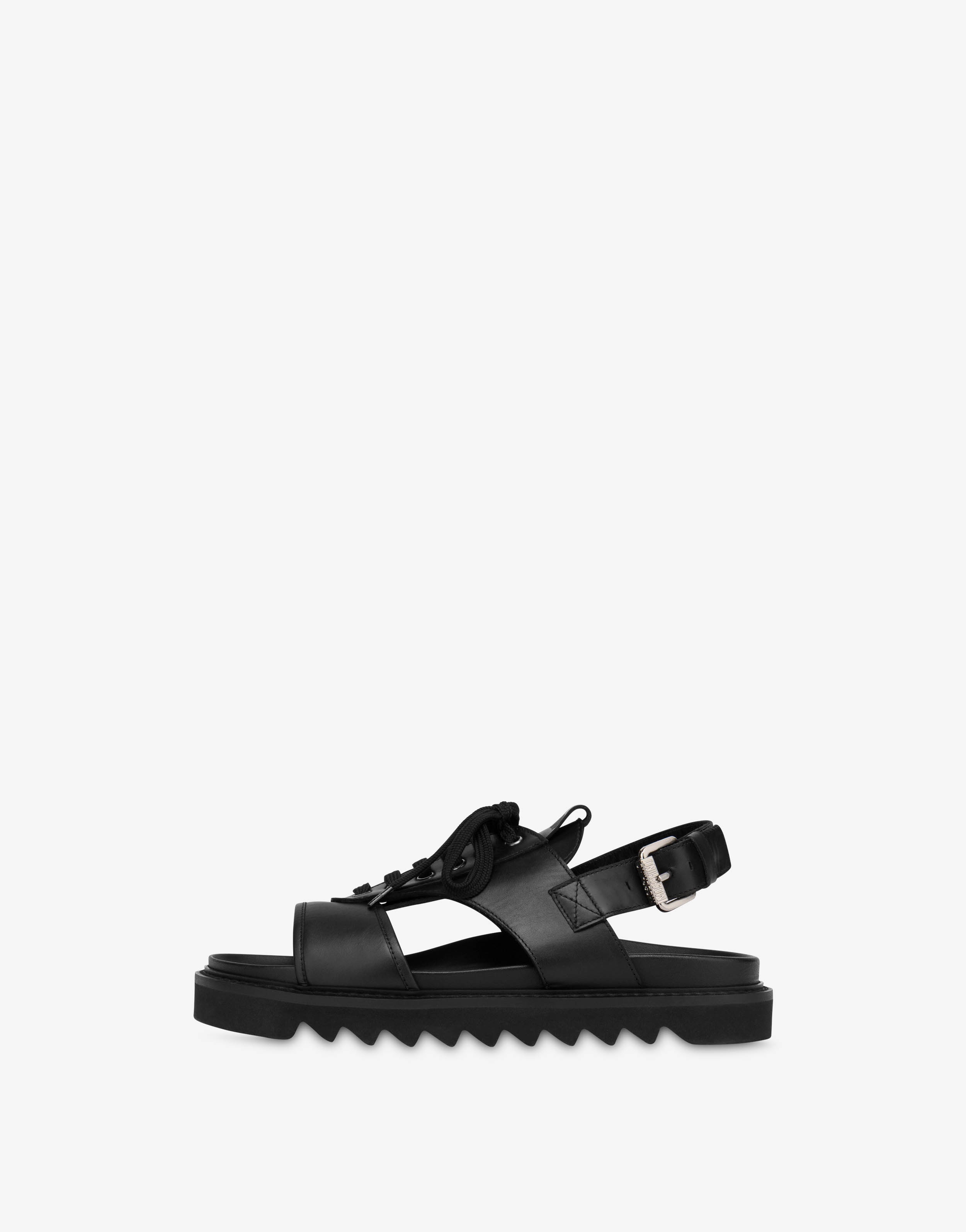 CALFSKIN SANDALS WITH LACES - 2