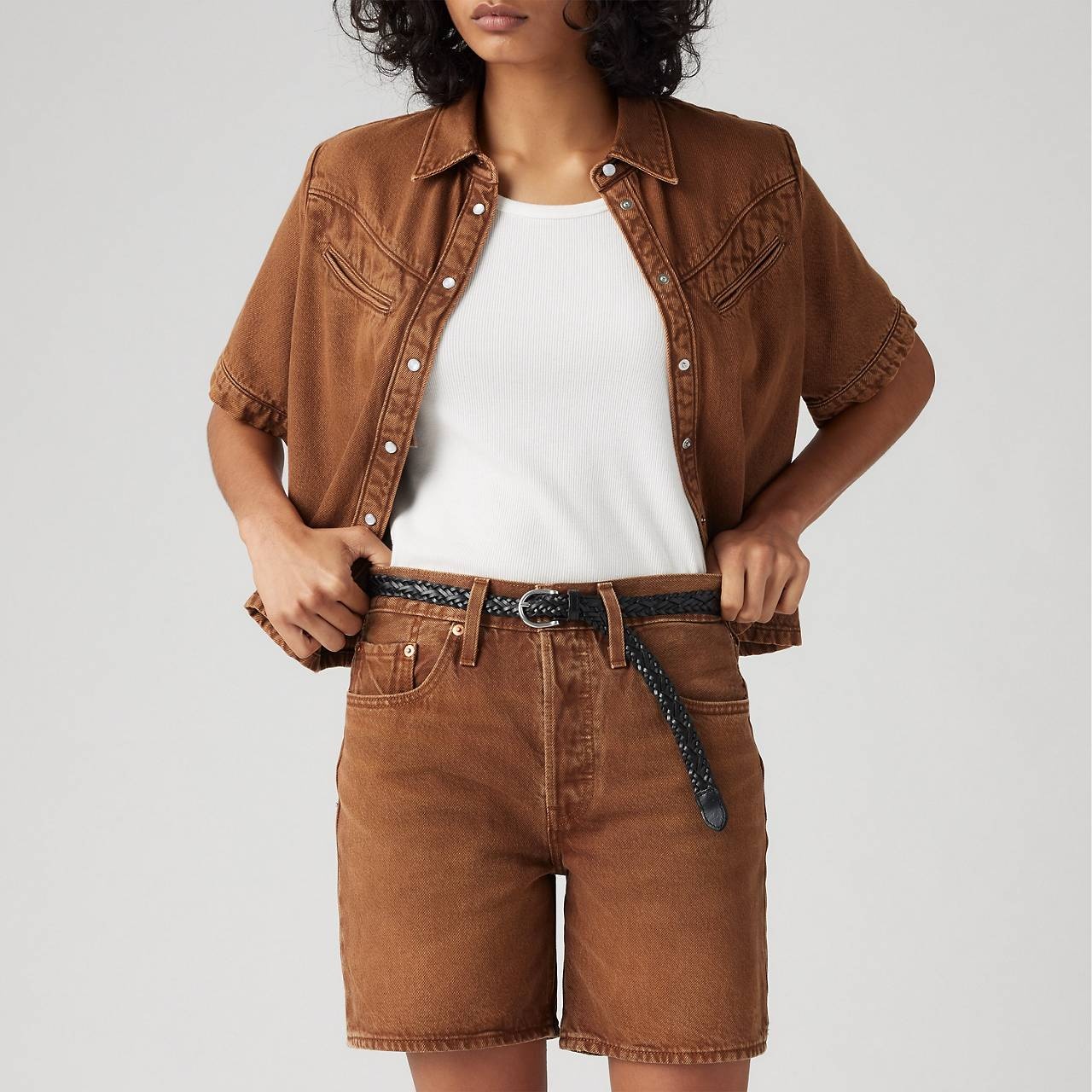 501® ORIGINAL FIT HIGH RISE MID-THIGH WOMEN'S SHORTS - 4