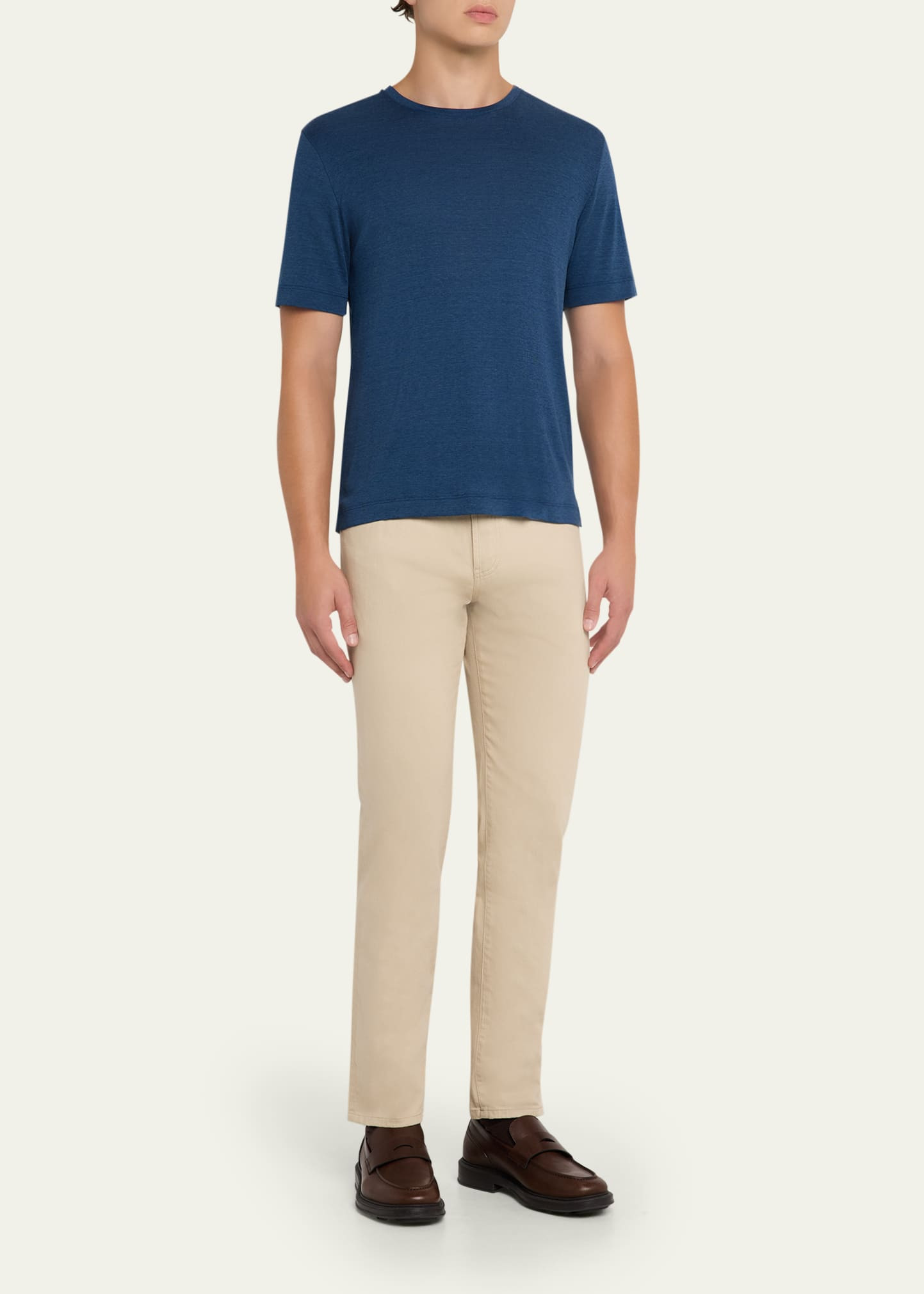 Men's Mazzorbo Silk and Cotton Crewneck T-Shirt - 2