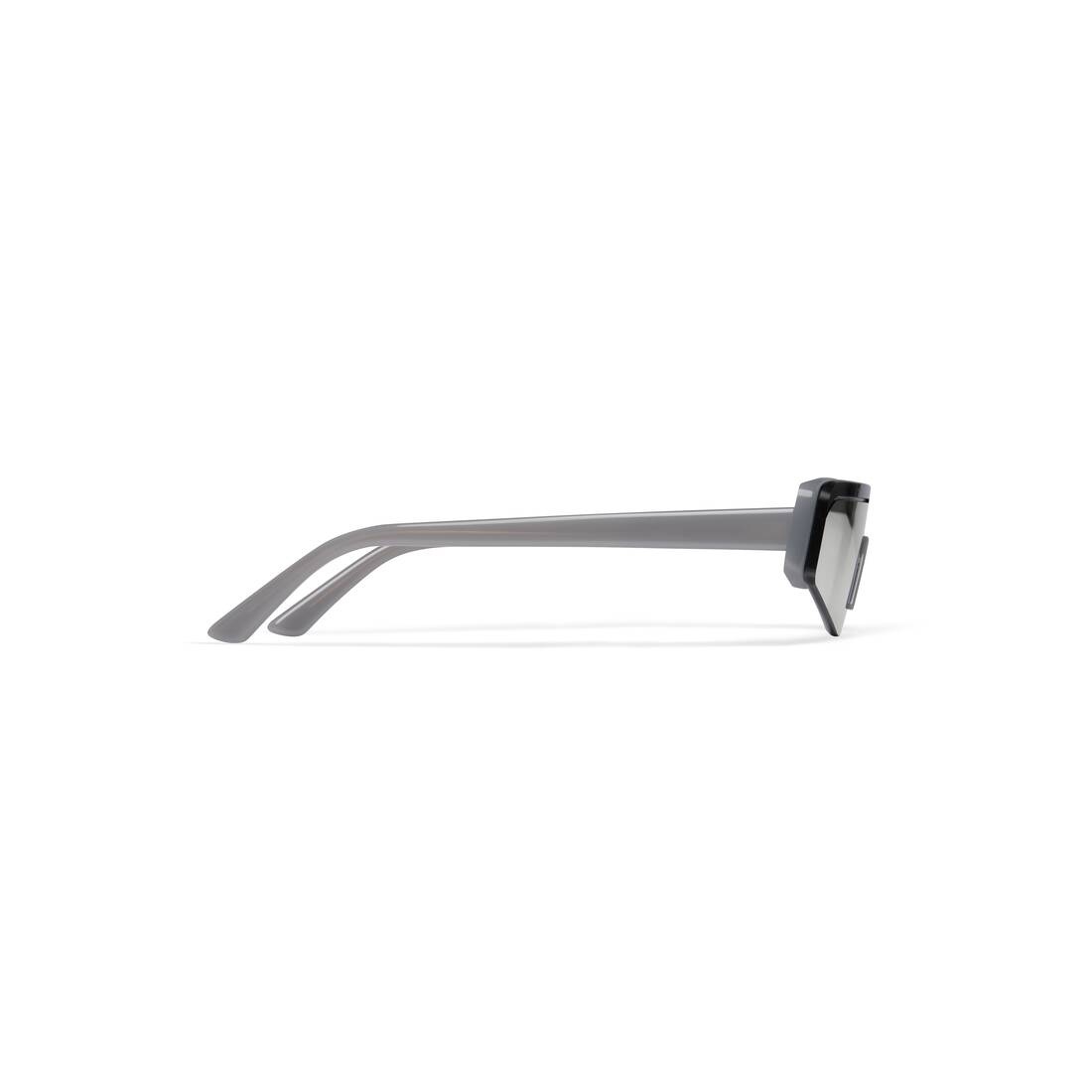 Ski Rectangle Sunglasses in Grey - 4