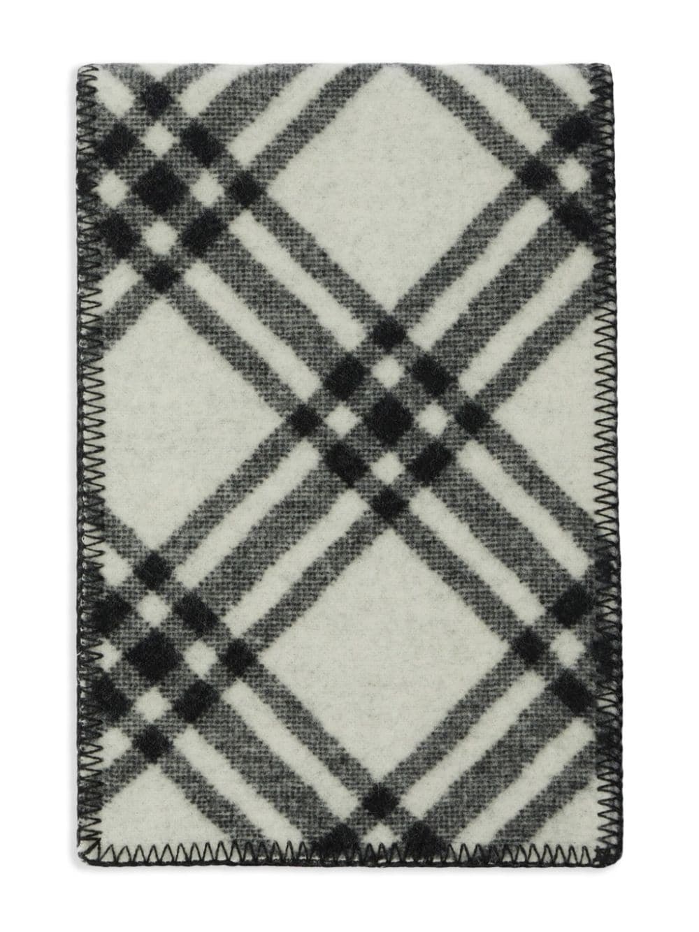 Vintage Check wool scarf - 3