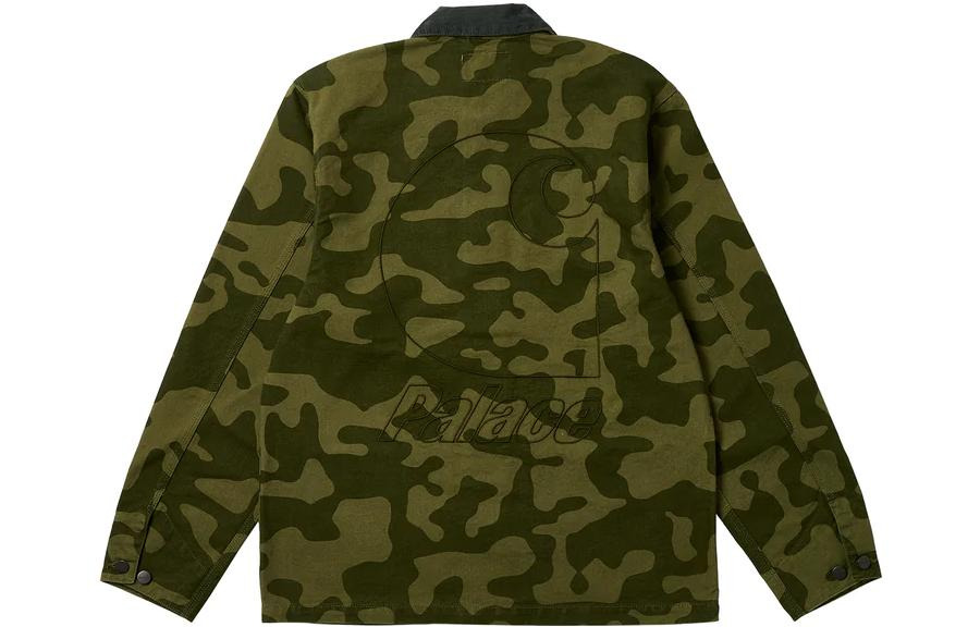 Palace X Carhartt WIP FW23 Logo Jacket 'Green' I032716 - 2