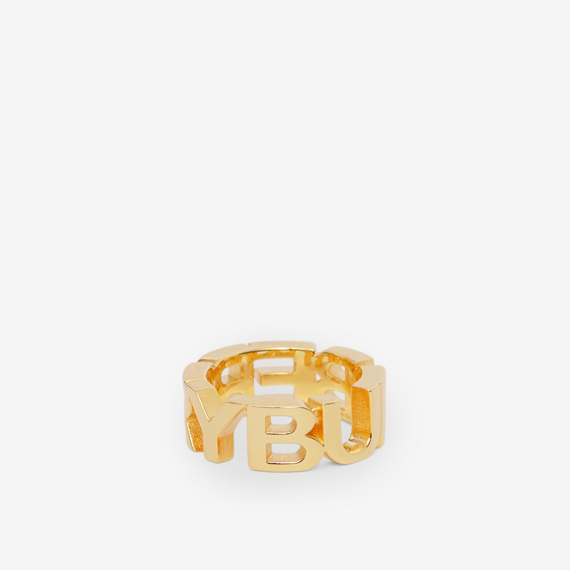 Gold-plated Logo Ring 3