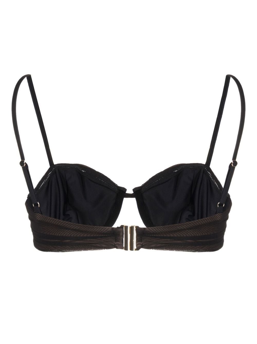 mesh underwired bikini top - 2