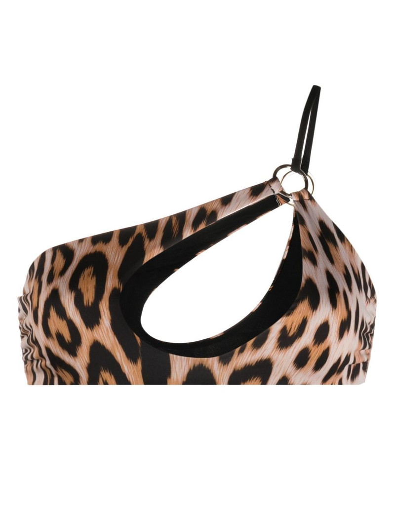 leopard-print bikini top 1