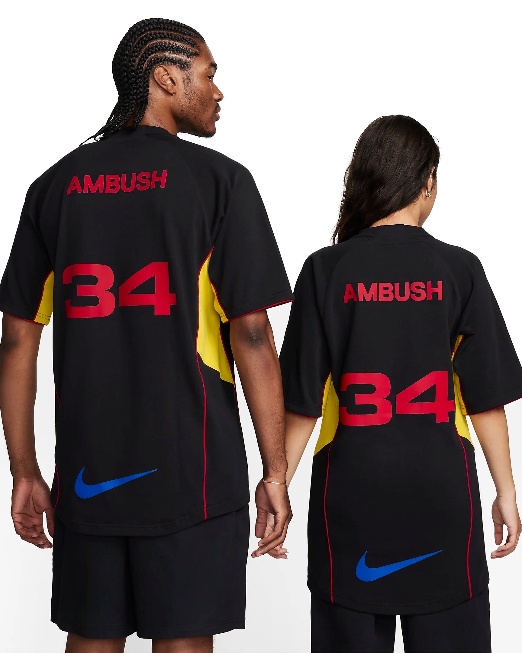 Nike Nike x Ambush Jersey Top 'Black/Vivid Sulfur' | goat