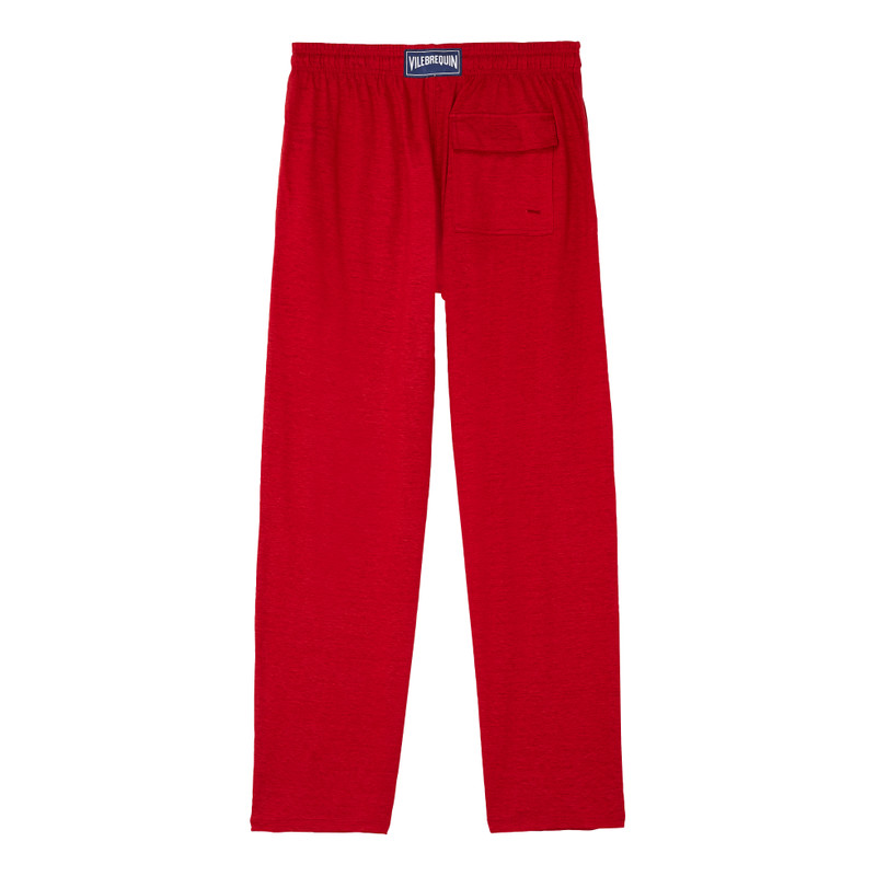 Unisex Linen Pants Solid 2