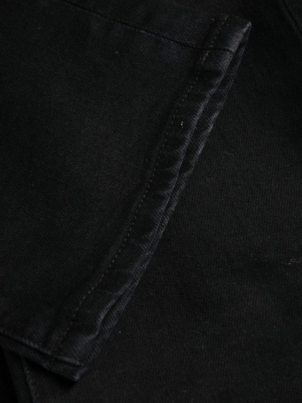 dark-wash straight-leg jeans - 7