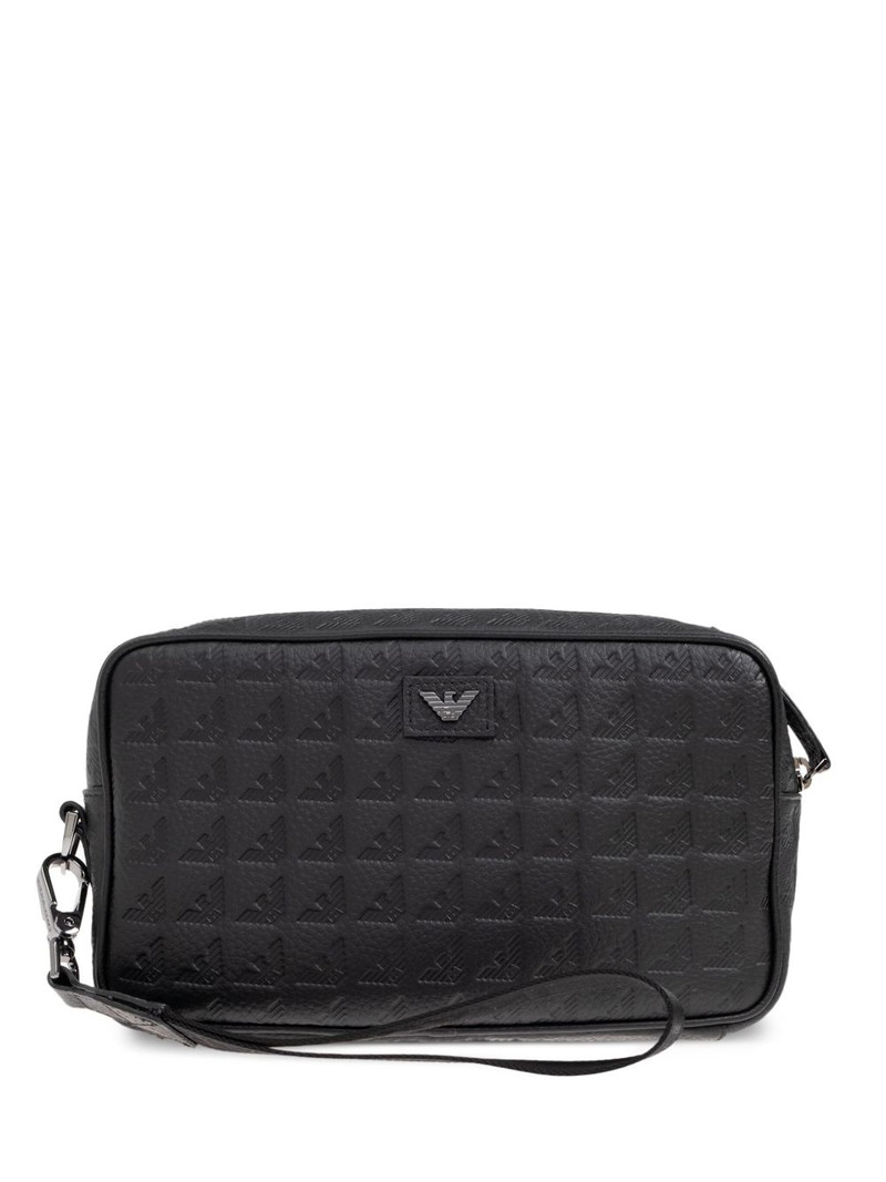 logo clutch bag 1
