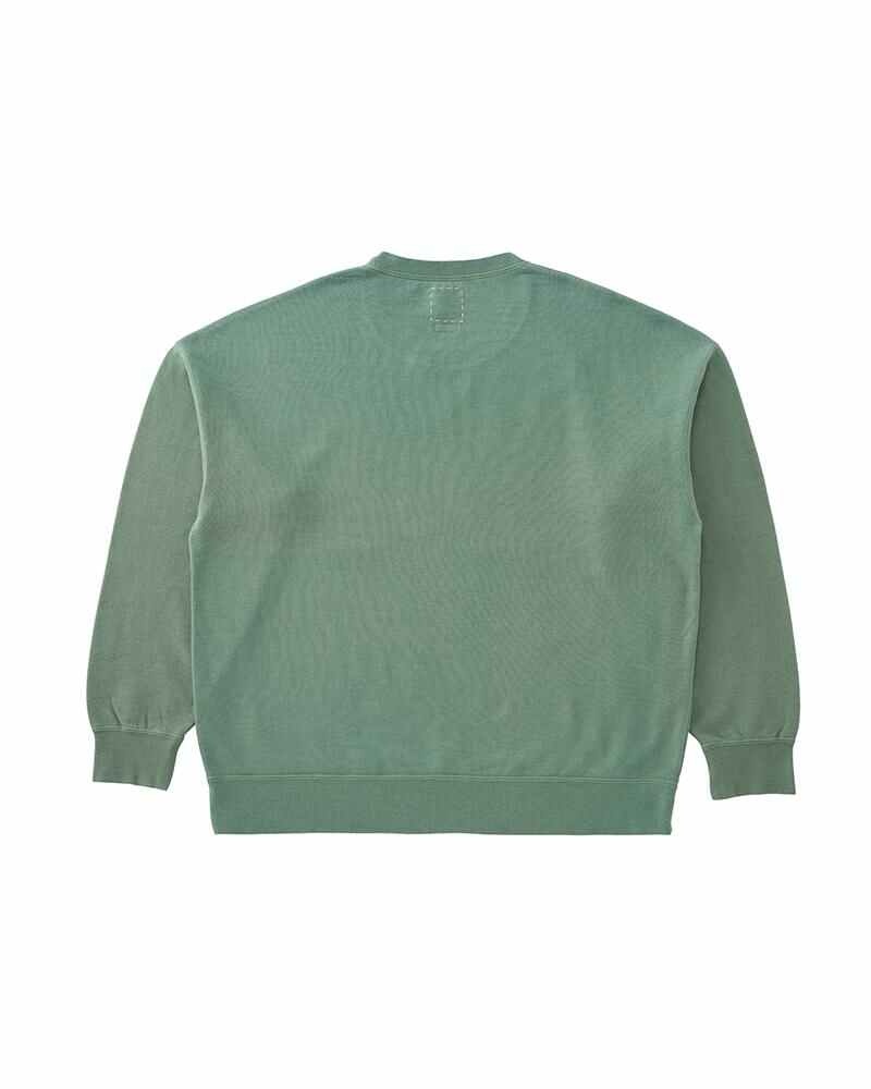 visvim JUMBO SB SWEAT L/S (V.D.) GREEN | REVERSIBLE