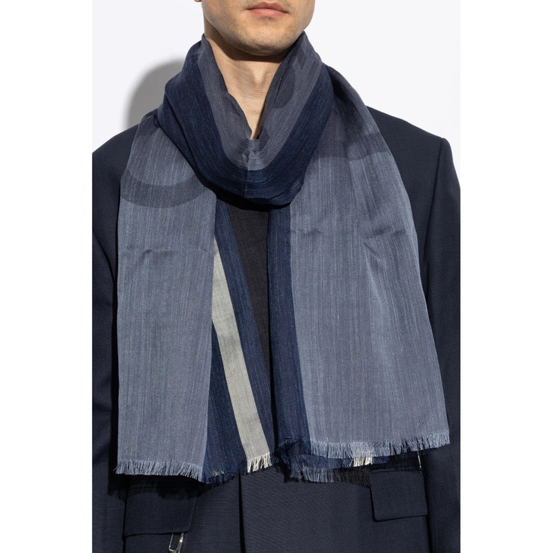FERRAGAMO STRIPED PATTERN SCARF outlook
