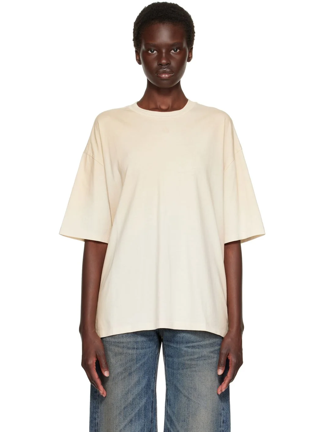 Beige MA Oversized T-shirt - 1