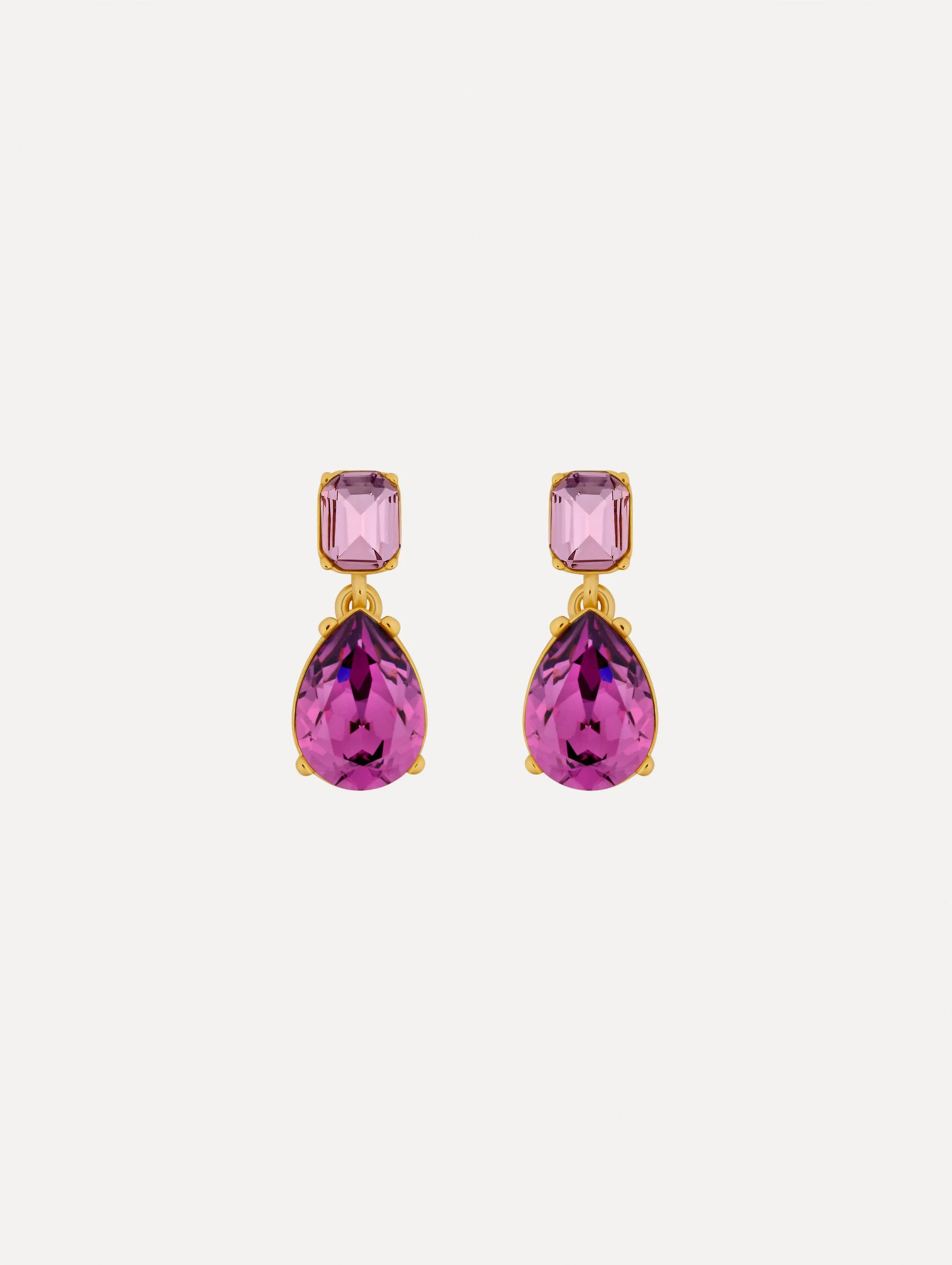 CRYSTAL DROP EARRINGS - 1