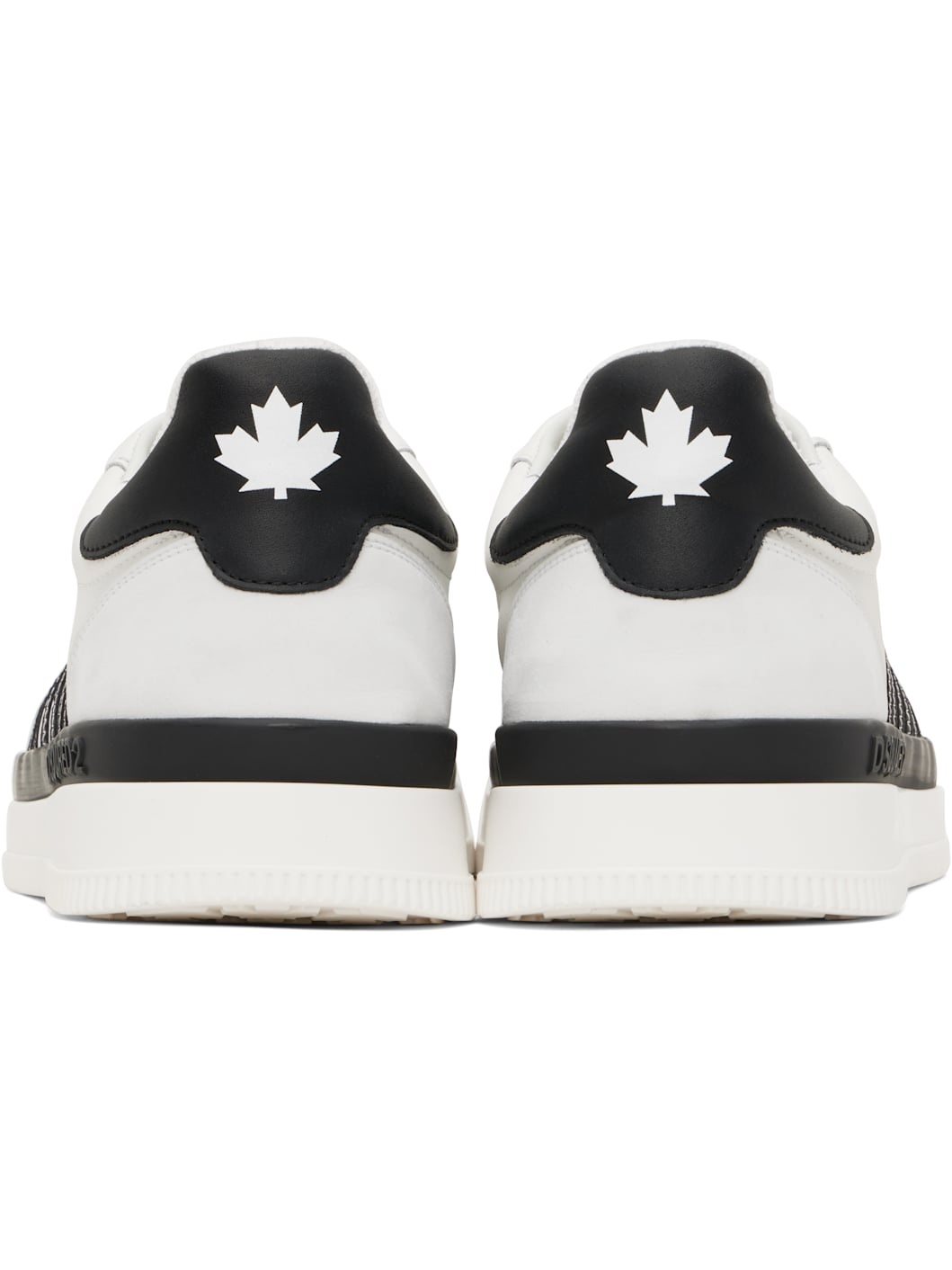 White & Black New Jersey Sneakers - 2