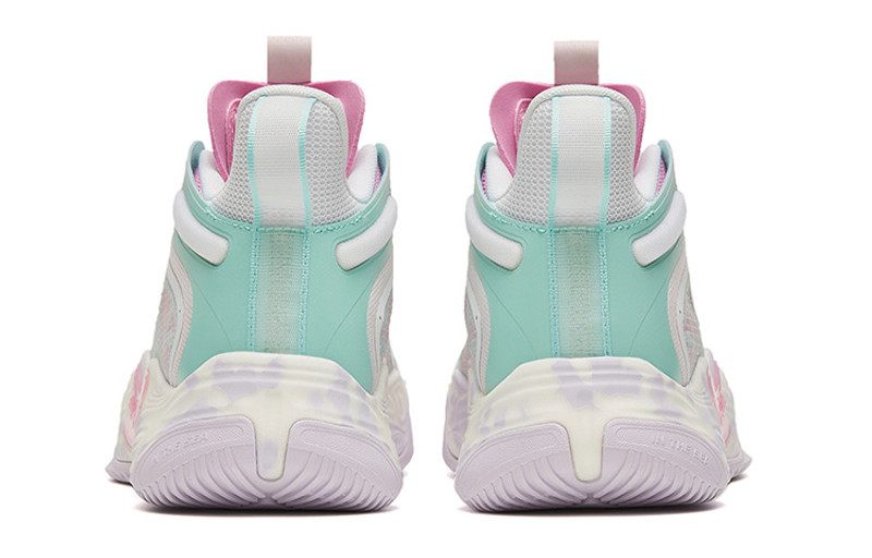 ANTA ANTA Magic Cement Bubble Outfield Basketball Shoes 'White Pink' 912321610S-3 outlook